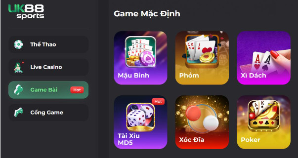 UK88- Game bài phỏm